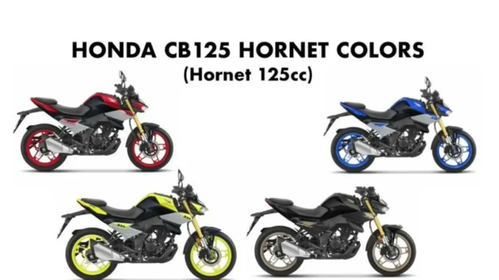 Honda CB125 Hornet Colors Option