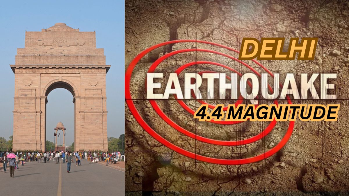 Delhi-NCR Earthquake Measuring 4.4 Magnitude Struck Near Jhajjar In Haryana At 9:04 AM